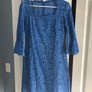Blue Lace Dress. Size 10